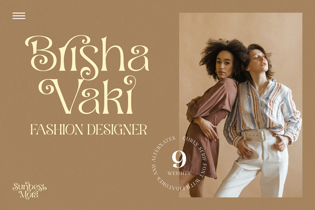 Sunbest Mora - Display Serif Font, a Serif Font by Ekahermawan (Photo 10 of 14)