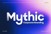 Mythic - Corporate Branding Font, a Sans Serif Font by TokoPress (Thumbnail 1 of 12)