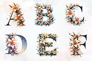 mother's day floral alphabet png, an Illustration by RobertsArt (Thumbnail 7 of 7)
