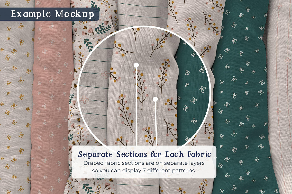 Fabric Rolls Procreate Mockup, a Household Mockup by Fern & Quill (Photo 7 of 12)