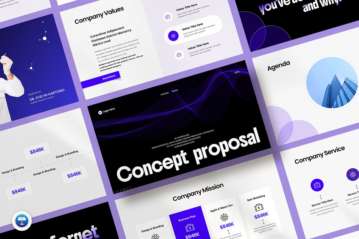 Concept Proposal Presentation, a Presentation Template by KreateTribe (Photo 5 of 6)