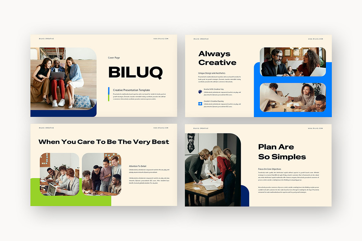 Biluq : Creative Biz Google Slides, a Presentation Template by Punkl Camp (Photo 2 of 16)
