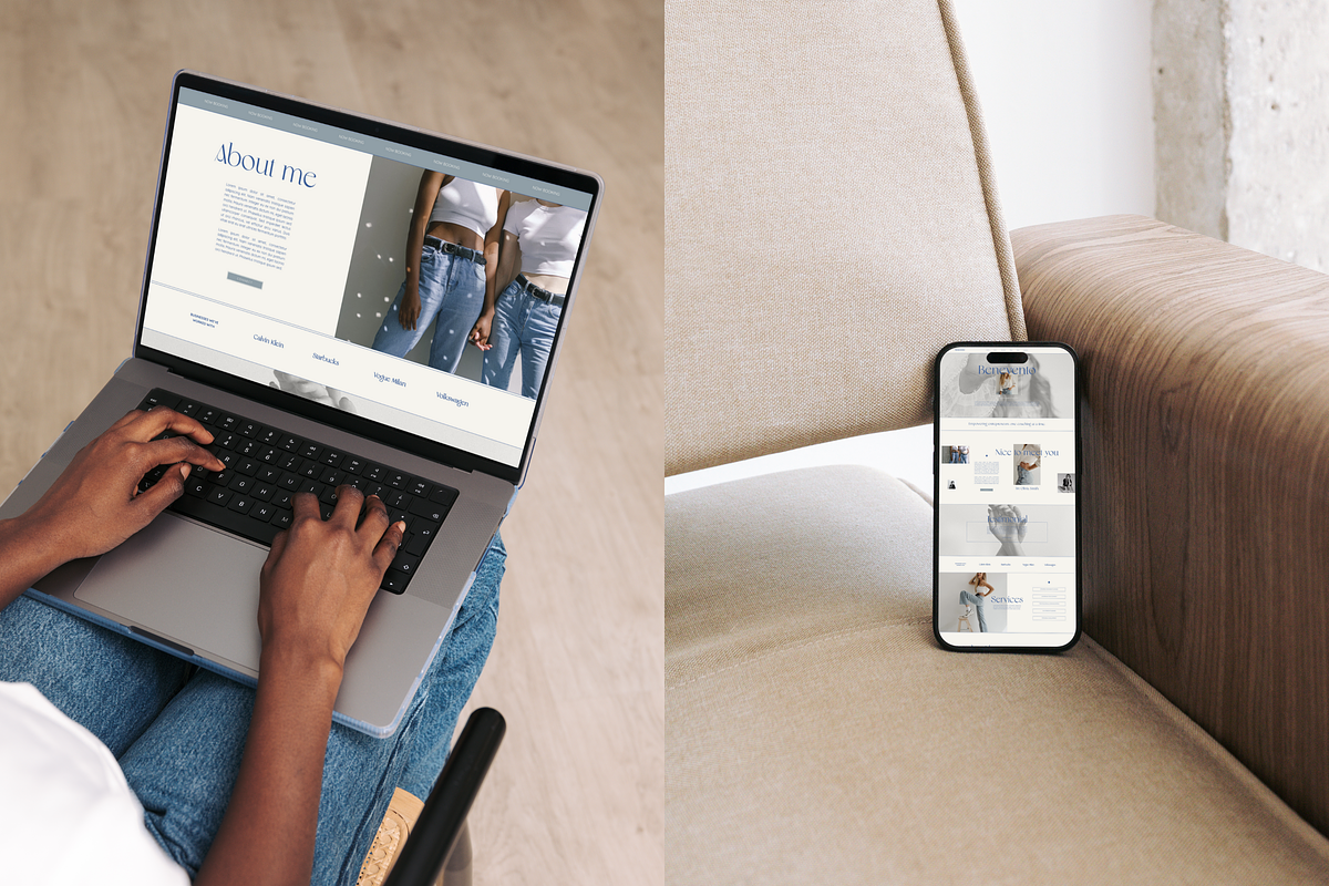 Wix Website Template Small Business, a Wix Template by Branding Babe Co. (Photo 10 of 10)