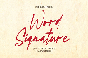 Word Signature