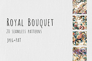 Royal Bouquet - Floral Patterns, a Pattern Graphic by Art Sproot (Thumbnail 1 of 12)