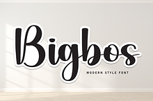Bigbos | Script Font