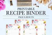 Recipe Binder Printable Kit, a Stationery Template by Jessica Marie Design (Thumbnail 2 of 4)