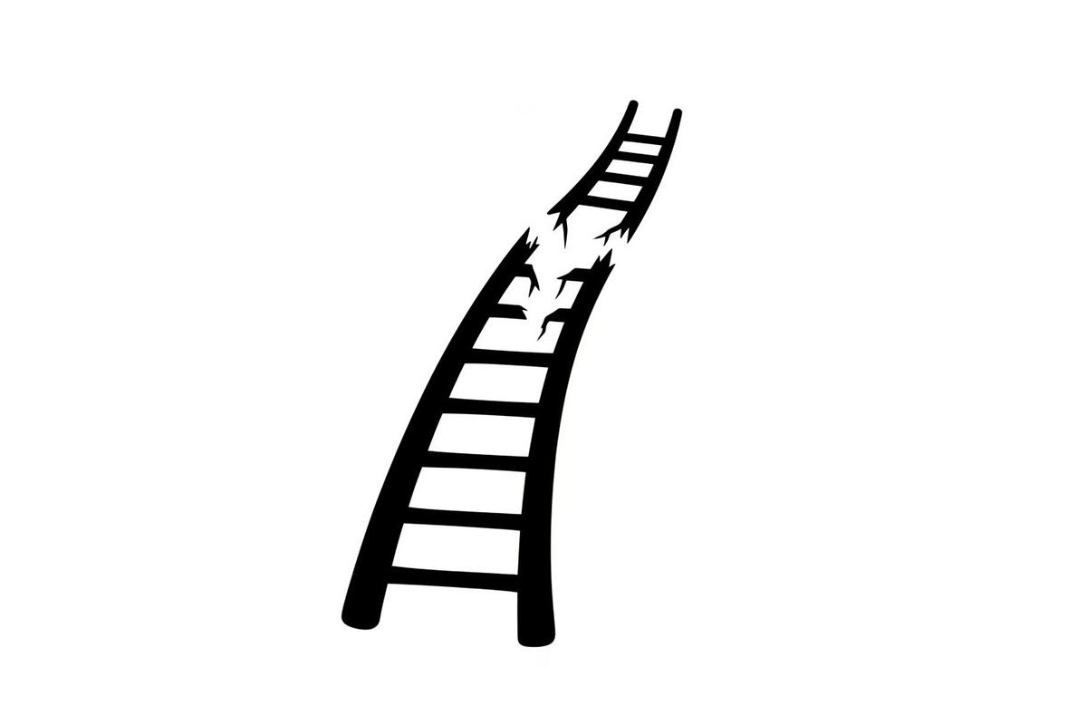 50 Broken Ladder Silhouette Bundle, an Illustration by Designs_River (Photo 9 of 51)