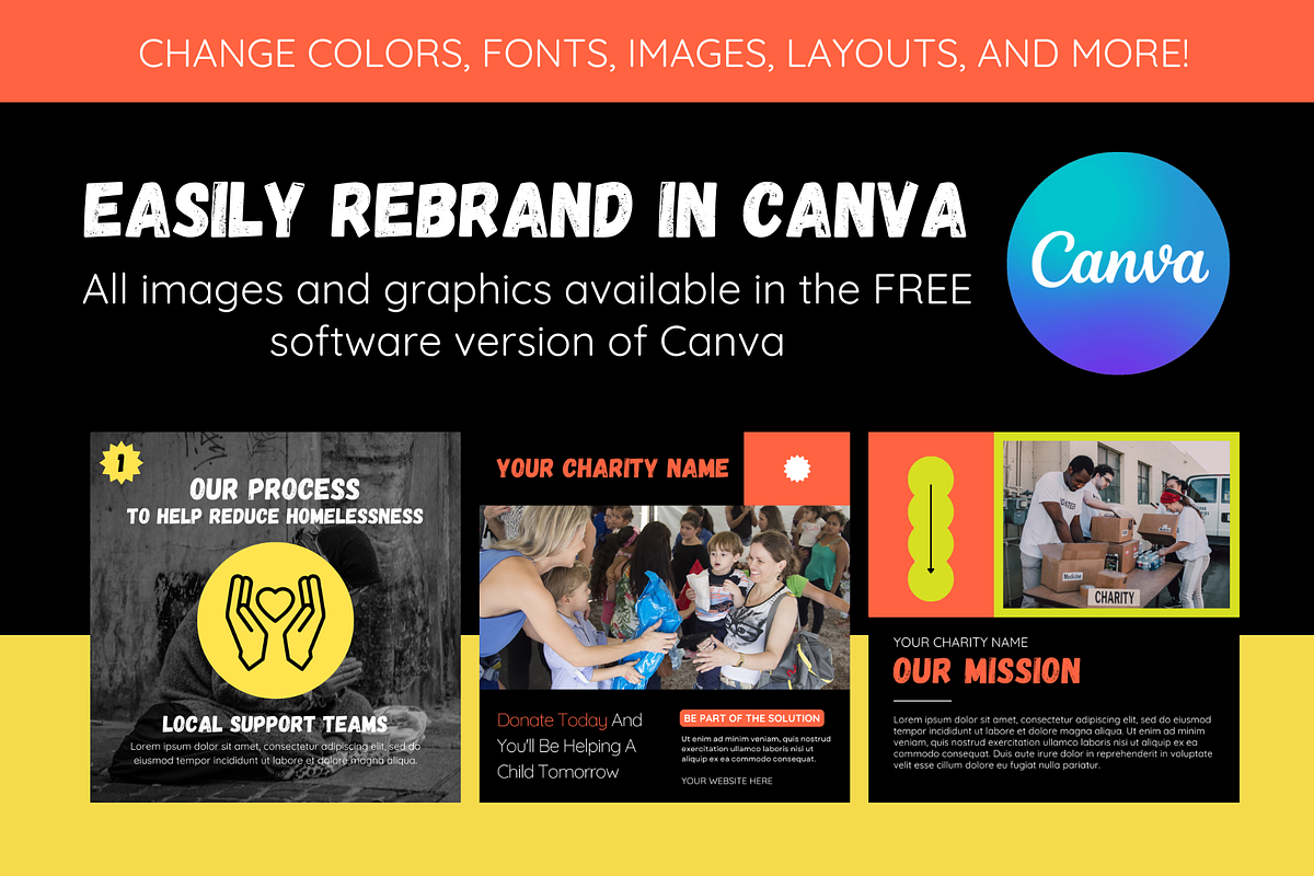 Charity Social Media Marketing, a Social Media Template by ShayMadeWhat (Photo 2 of 4)