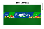 Healthy foods youtube banner, a Social Media Template by Vaughn Studios (Thumbnail 2 of 5)