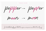 Phoebe Moon Font | Fresh Organic, a Script Font by Feather & Sage Design (Thumbnail 21 of 24)