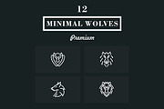 Minimal Wolf Logo Pack, a Branding & Logo Template by Logosava (Thumbnail 1 of 6)