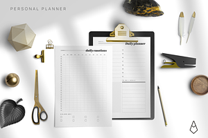 Personal Planner Printable Minimal