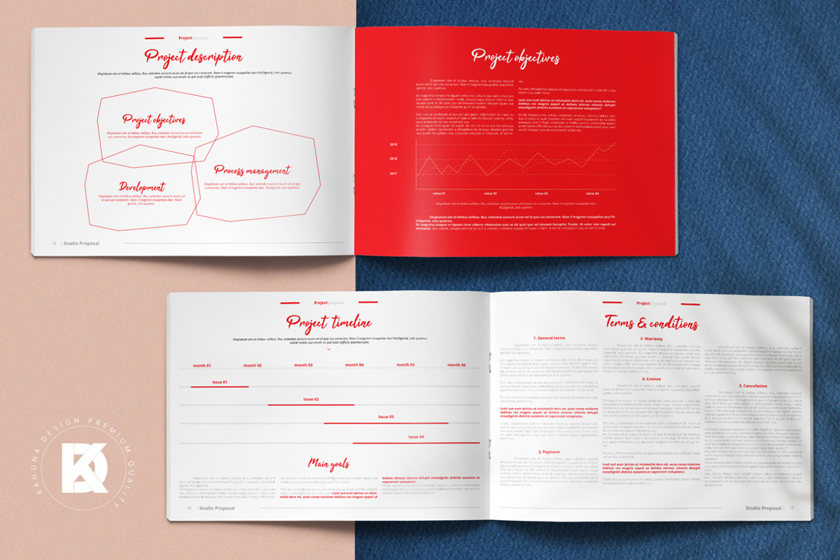 Red Project Proposal Landscape, a Stationery Template by Kahuna Design (Photo 7 of 11)