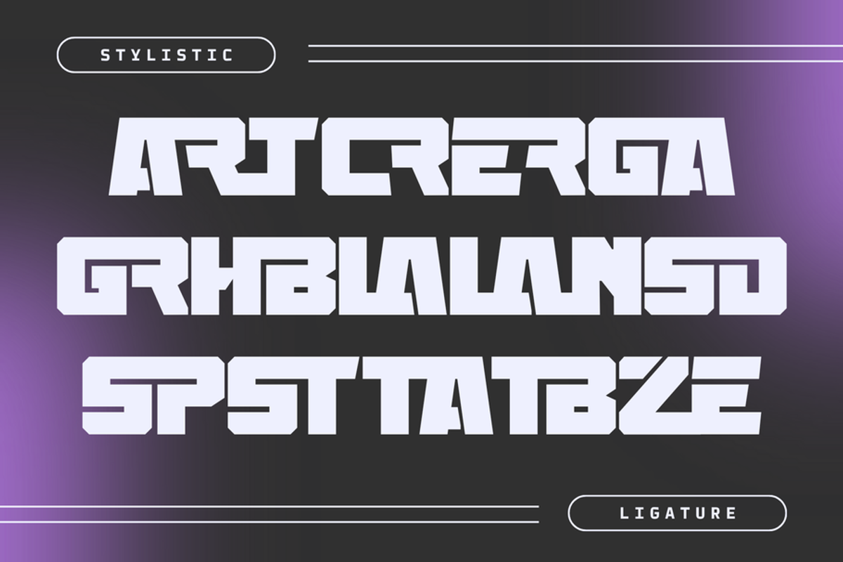 Sport Lane - Racing Logo Font, a Sans Serif Font by Nirmana Visual (Photo 10 of 14)