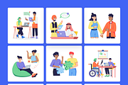 Animated Multicultural Illustrations, a Person Illustration by Prosymbols (Thumbnail 7 of 11)