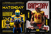 8 Football Flyer Template A4, a Print Template by OnurDemircan (Thumbnail 5 of 5)
