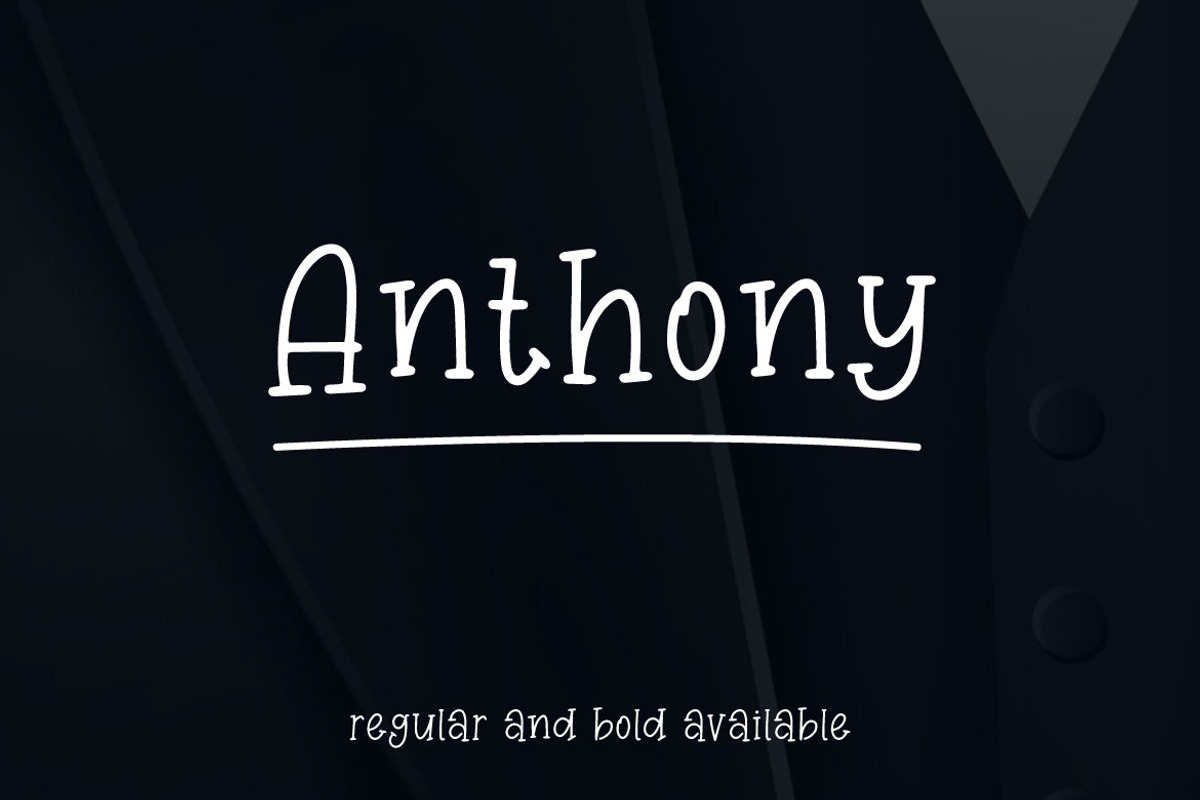 Anthony - Modern Clean Font, a Serif Font by Mightyfire (Photo 1 of 4)