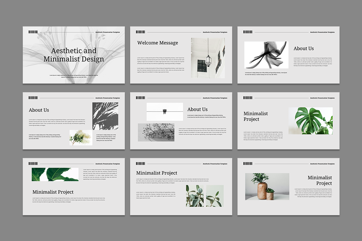 Aesthetic & Minimalist - Keynote, a Presentation Template by QR Design Studio (Photo 2 of 3)