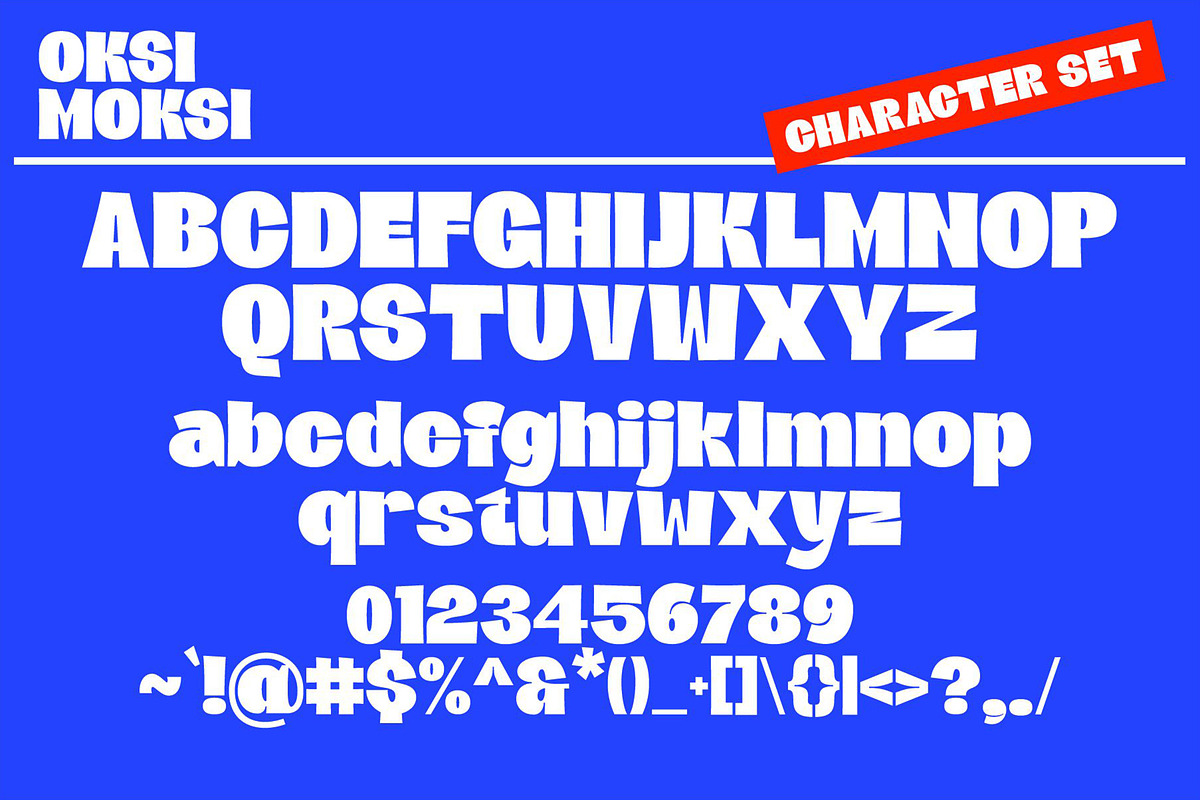 Oksi Moksi - Extra Bold Font, a Sans Serif Font by Bentype Studio (Photo 5 of 8)