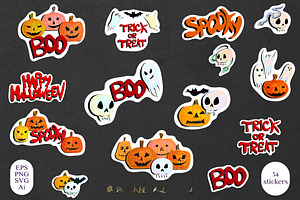 Boo Pumpkin Clipart