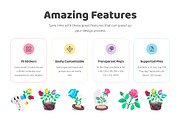 Rose Cartoon Stickers, an Emoji Icon by Vectors Market (Thumbnail 2 of 6)