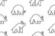 Bull Logo + pattern, an Object Graphic by NataliiaVolyk (Thumbnail 6 of 7)