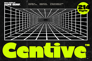 Centive Bold Futuristic Display Font