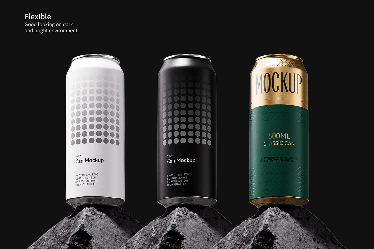 500ml Can Mockup | Brick Scene, a Packaging Mockup by AY Mock-Ups (Photo 7 of 7)