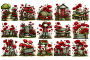 Poppy Season PNG Clipart Bundle, a Seasonal Illustration by Nicolle's Colorful Art (Thumbnail 2 of 4)