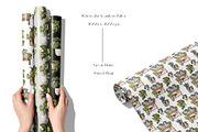 Potted Plant Pattern. Green home., a Pattern Graphic by ma_i_vi (Thumbnail 6 of 13)