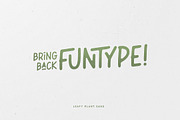 Leafy Plant Fun Typeface, a Sans Serif Font by Wandery Supply (Thumbnail 2 of 9)