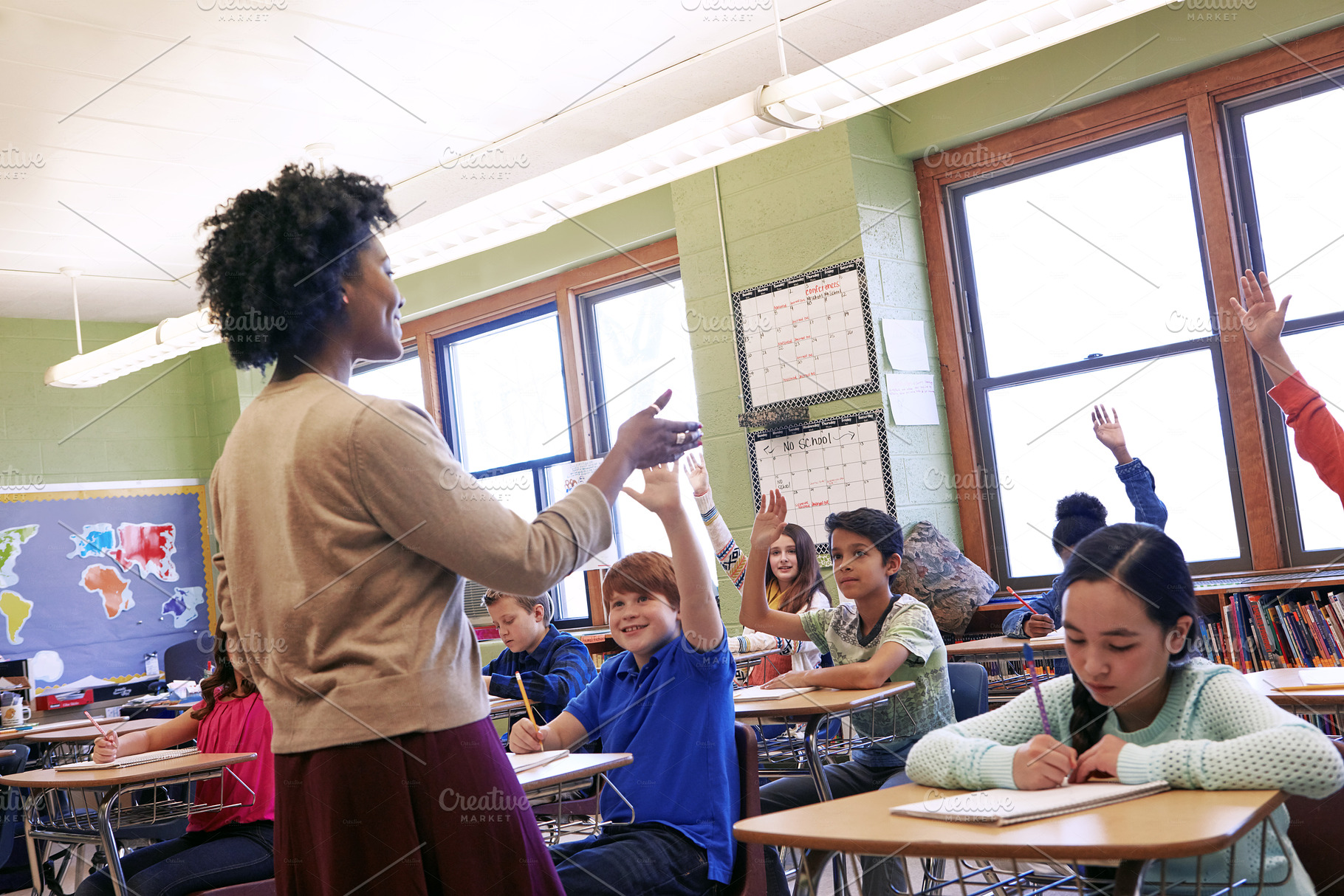 To educate a child is to turn walls into doors, a Photo by Peopleimages.com
