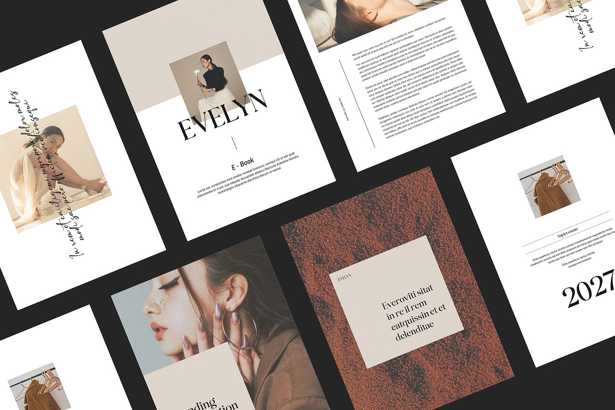 Evelyn Editorial Lookbook, a Magazine Template by slidestock55 (Photo 3 of 9)