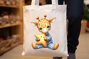 Cute Giraffe Watercolor Cliparts, an Illustration by Rose Art (Thumbnail 6 of 7)