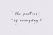 the secret things// handwritten font, a Handwritten Font by PeachCreme (Thumbnail 2 of 12)
