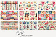 80 seamstress seamless pattern, a Pattern Graphic by Poppy Lane Studio (Thumbnail 5 of 11)