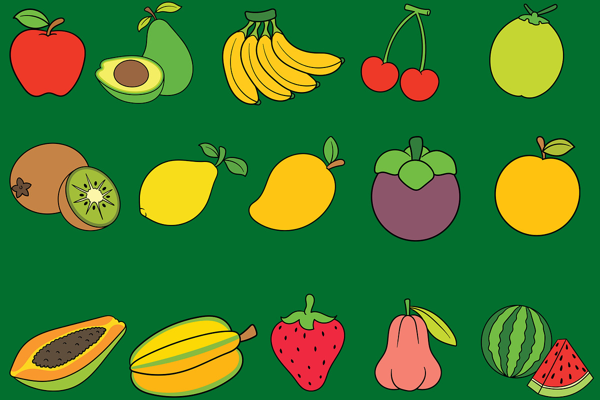Tropical Fruit Illustration, an Illustration by baii09 (Photo 2 of 2)