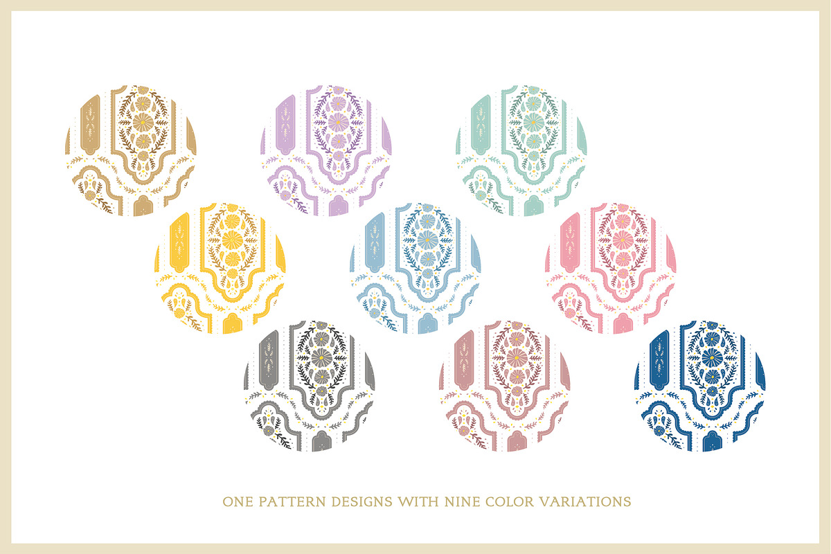 Cottagecore Pattern 3 Vintage Flower, a Pattern Graphic by Euonia Meraki (Photo 4 of 9)
