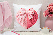 Coquette Coquette Bow Heart Knit PNG, an Illustration by Canvas Craft (Thumbnail 6 of 7)
