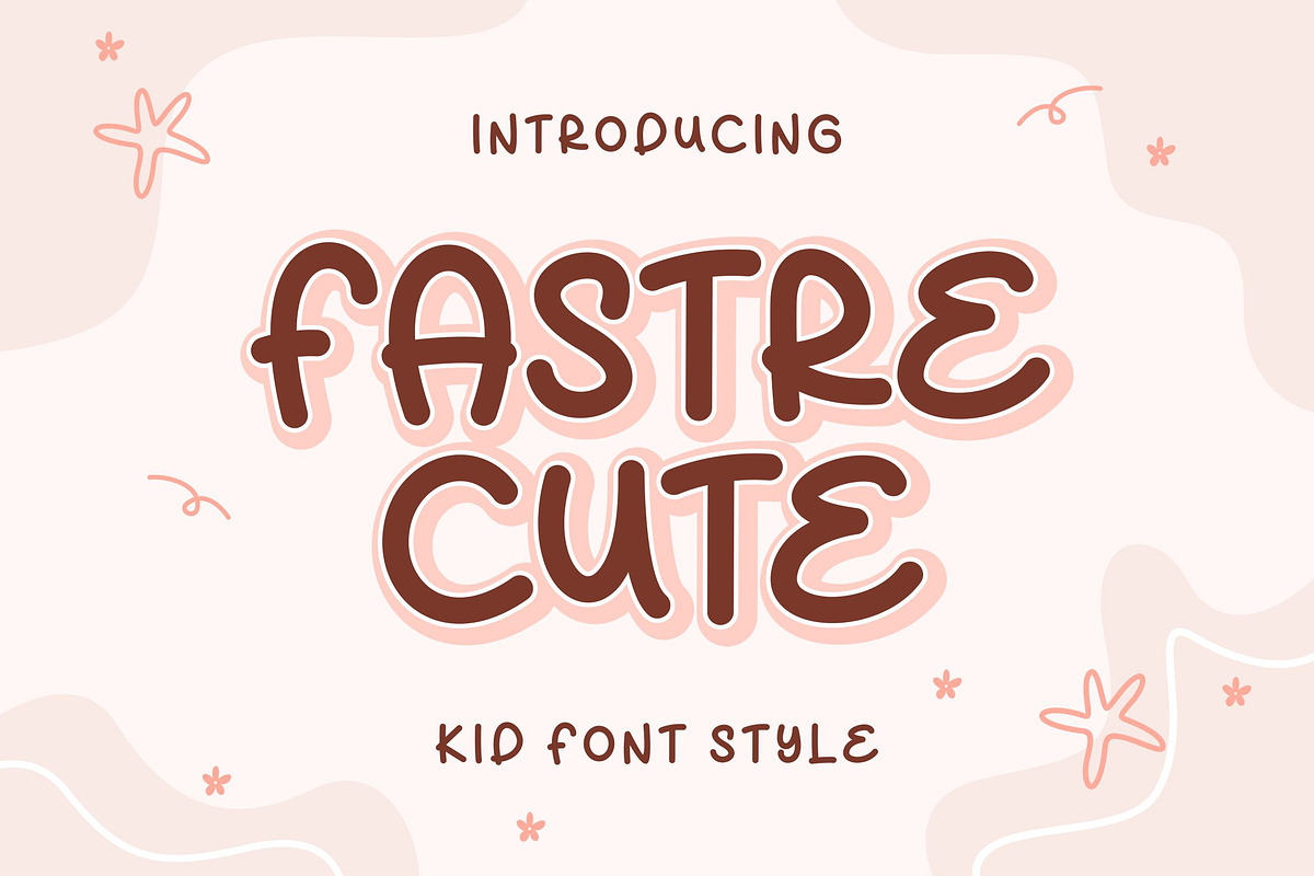 Fastre Cute Font, a Handwritten Font by Onotype (Photo 1 of 5)