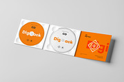 CD Digi Pack Mock-up 8, a Packaging Mockup by Yogurt86 (Thumbnail 7 of 10)
