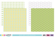 Spring Pastel Digital Paper Pack, a Pattern Graphic by Lapeticrafter (Thumbnail 3 of 5)