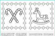 Kids Winter Holidays Coloring Pages, a Seasonal Illustration by Nuvame Arts & Designs (Thumbnail 3 of 14)