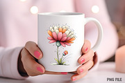 Whimsical Spring Daisy Flower Png, an Illustration by Craft Nest (Thumbnail 8 of 11)