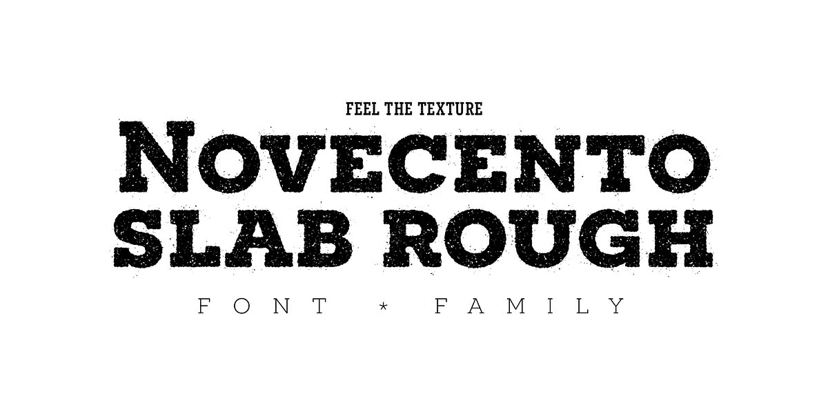 Novecento Slab Rough, a Slab Serif Font by Synthview Type Design (Photo 1 of 9)