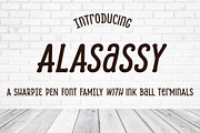 Alasassy Caps Bold Italic, a Sans Serif Font by Leksen Design (Thumbnail 1 of 5)