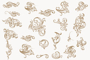 Hand drawn vintage ornaments set, an Object Illustration by FleurArt (Thumbnail 5 of 8)