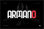 Armano Display Typeface, a Sans Serif Font by Foxtype (Thumbnail 1 of 10)