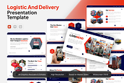 Logistic and Delivery Powerpoint, a Presentation Template by Annora Studio (Thumbnail 1 of 5)